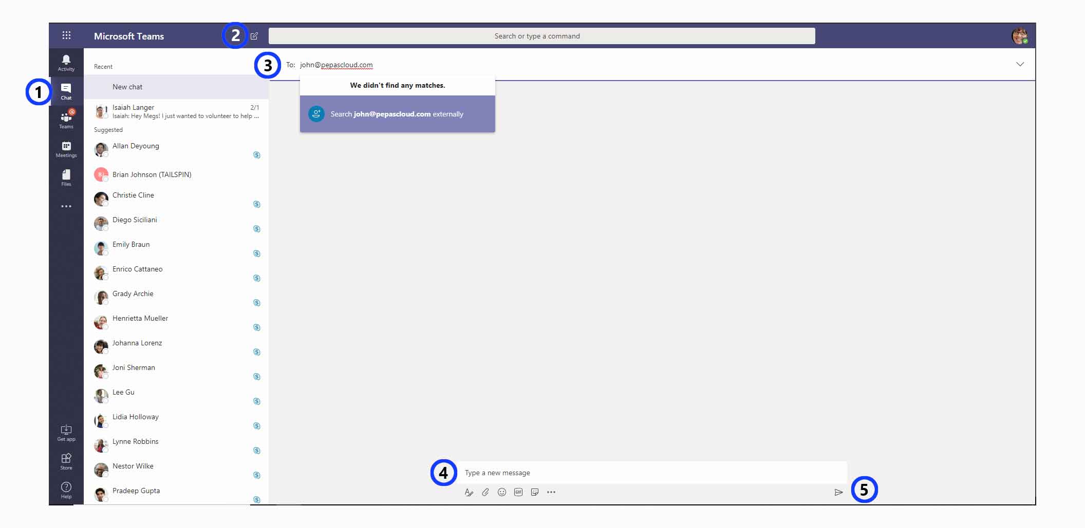 Microsoft Teams Chat Pepas Cloud