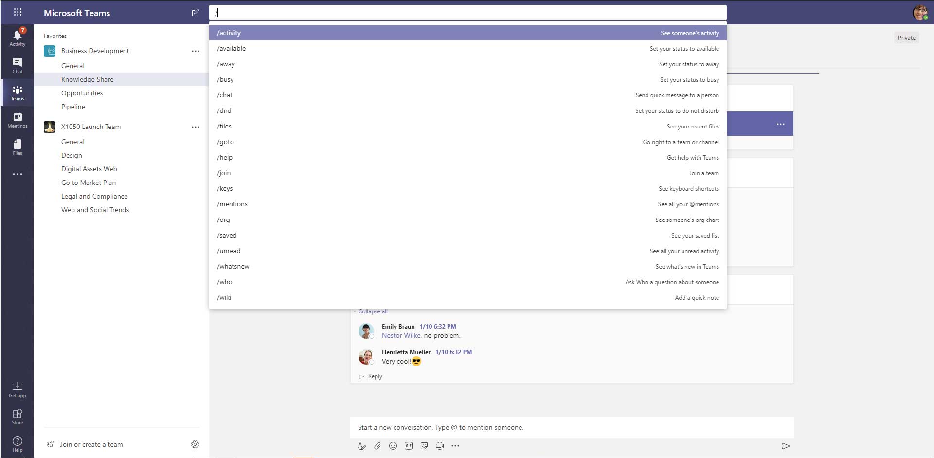 Pepas Cloud Command Bar Microsoft Teams